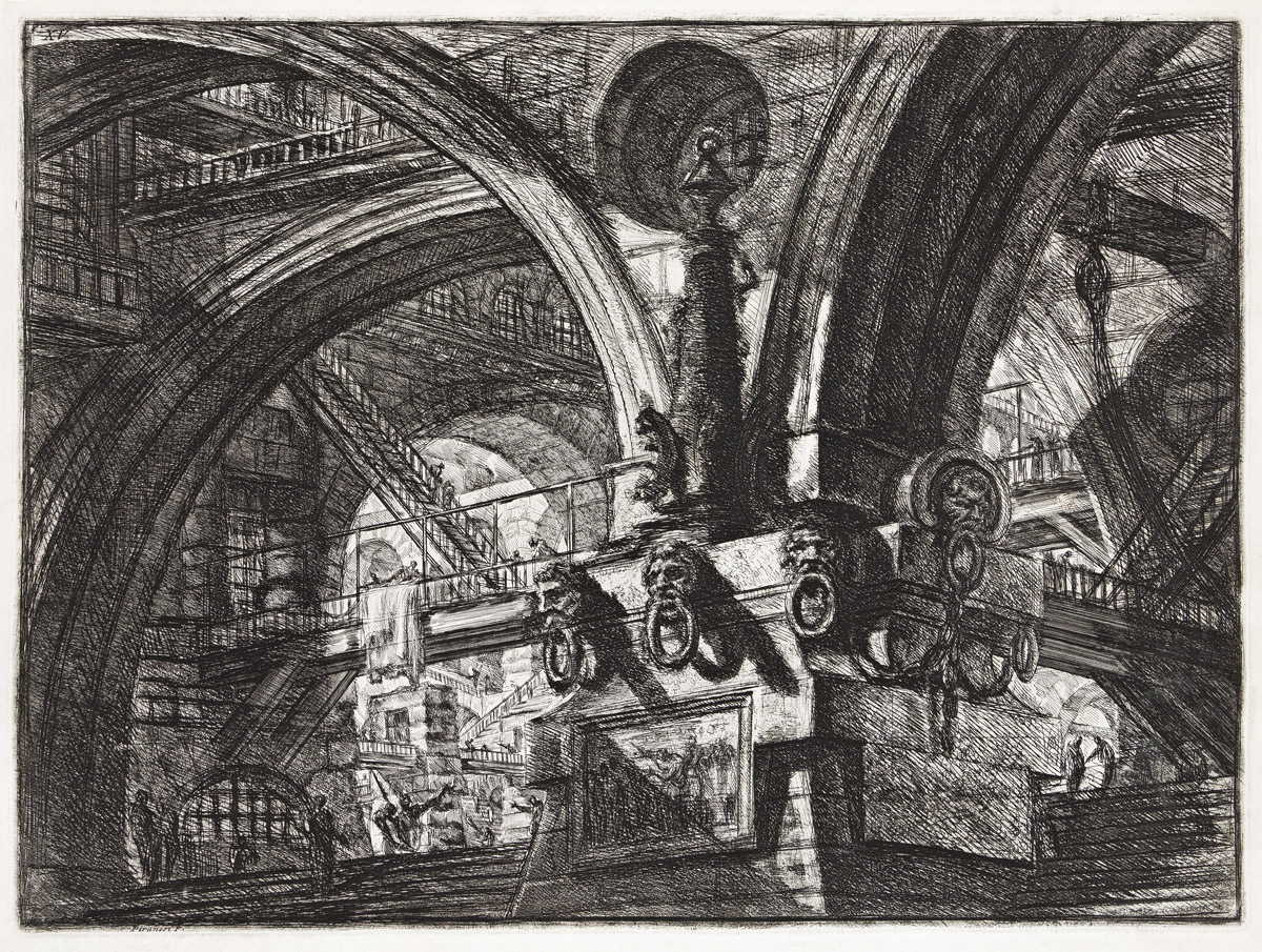 GIOVANNI B. PIRANESI The Pier with a Lamp.